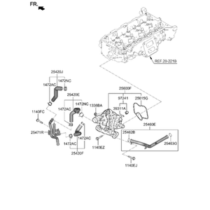 อะไหล่รถยนต์และรถบรรทุกอื่นๆ สำหรับ Elantra รุ่นใหม่ 256002M810 - Product Image 2