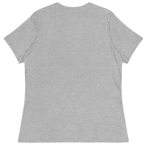 T-shirt pour femme à coupe décontractée, motif graphique, gris chiné, col rond, coton doux, manches courtes, vêtement décontracté pour tous les jours - Product Image 2