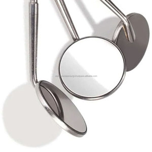 Juego de Espejos Dentales Quirúrgicos de Precisión WORLD, 12 Piezas, Cabezas de Espejo Planas de Acero Inoxidable, Modelo WPS-DMH-12, Certificación CE - Product Image 2