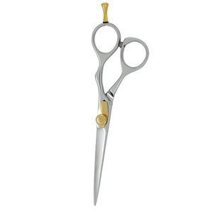 Custom Logo Professional <b>Barber</b> Scissors Hair Cutting Silver Stainless Steel Sharp <b>Blade</b> Tip with Gold Screw Premium Salon - Product Image 6
