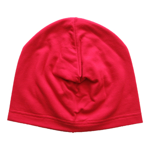 Gorro de Punto Acrílico Rojo Sólido Unisex Personalizado de Algodón, 56-58CM, Gorro Casual de Invierno, Tejido a Máquina, Cálido para Adultos - Product Image 2