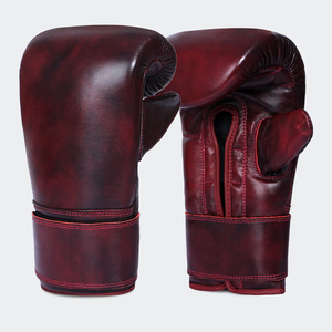 Guantes de Kickboxing con Cierre de Gancho y Bucle, Guantes Profesionales de Boxeo MMA, Transpirables, Impermeables, de Cuero PU con Cordones - Product Image 5