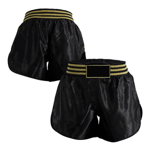 Lightweight Breathable Quick Dry Muay Thai Shorts High-Demand <b>Plain</b> Dyed Martial Arts Wear Training Boxing Shorts - Product Image 1