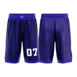 Customized Printed Anti Bacterial Eco Friendly Basketball Shorts 100% Polyester Breathable Quick Dry High Quality for Teams - Product Image 4
