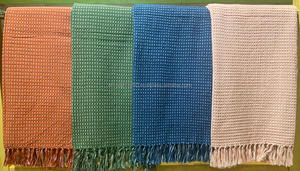 Toalla de Playa Fouta Desechable de Secado Rápido, Tejida y Comprimida, 100% Algodón Ecológico - Product Image 5