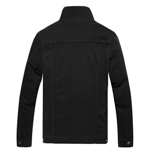 Chaqueta de mezclilla para hombre de la mejor calidad, con cuello, 100% algodón, estilo oversize. - Product Image 1