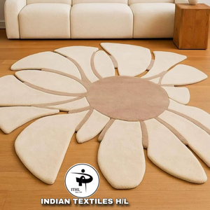 100% Custom Wool Hand Tufted Floor Carpet Modern LUXURY Designed Indian Supplier INDIAN TEXTILES H/L Size Options - Product Image 1