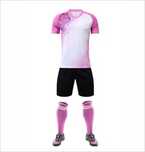 Conjunto de Camiseta de Fútbol a Rayas Rojas y Negras para Hombre, Sublimada, Transpirable, Ajuste Atlético, Manga Corta, Uniforme para Todas las Temporadas - Product Image 3