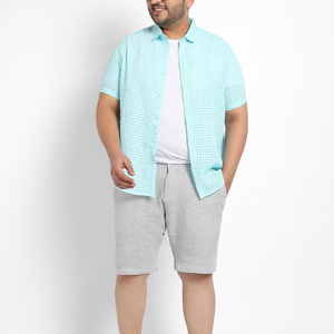 2025 Professional Customized Logo 100% Cotton Eco-Friendly <b>Lightweight</b> Casual Elastic Waist <b>Cargo</b> <b>Shorts</b> Men Quick Dry - Product Image 3