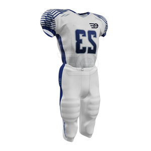 Conjunto de Uniforme de Fútbol Americano Personalizado, Ropa Deportiva Sublimada, Tejido Transpirable, Tallas Juveniles y para Adultos, Proveedor OEM ODM - Product Image 3
