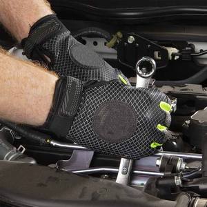 Gants de mécanicien à haute dextérité, paume en polyuréthane flexible, renfort en PVC au dos des doigts, durabilité, sécurité des mains, gants de travail - Product Image 3