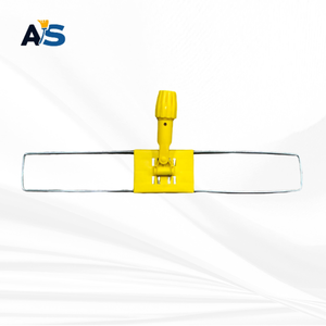 Serpillère commerciale bleue de 32 pouces avec cadre et balayette à poils longs, manche extensible – Cadre de serpillère pour sols en bois dur et en béton - Product Image 4