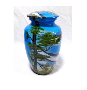 Brass Metal Funeral Supplies Adult Ashes <b>Memorial</b> Cremation Urns for Best Quality Hot Sale Metal Cremation Urn Coffin and Casket - Product Image 4