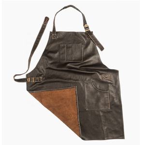 SALUBRIOUS SPORTS SS-LA-001 Tablier de soudeur unisexe en cuir de vachette pleine fleur poli brillant, résistant aux étincelles - Product Image 6