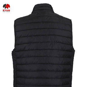 เสื้อกั๊กขนปลาปักเป้าสำหรับผู้ชายผ้าสวมใส่สบายและระบายอากาศได้ดีพร้อมซิปโลโก้ตามสั่ง - Product Image 6