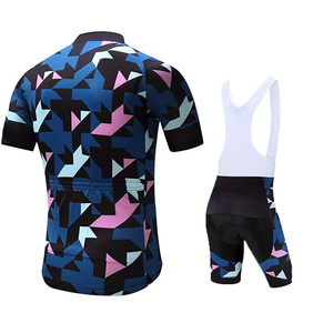 OEM Service Affordable Selling Men's Cycling Uniform Custom Made Short Sleeves Compression Fit Cycling Uniform With <b>Cheap</b> Price - Product Image 4