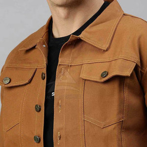 2026 Hot Selling <b>Men</b> Jeans <b>Jacket</b> 100% Cotton Made Outdoor Streetwear <b>Men</b> Winter <b>Jacket</b> In Reasonable Price - Product Image 5