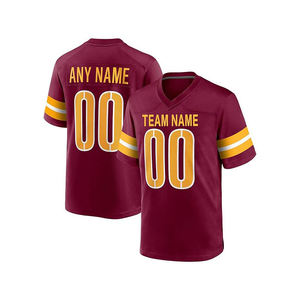 Camiseta de Fútbol Americano para Hombre, Naranja y Negra, 100% Algodón, Malla, Cuello Alto, Manga Corta, Correa Ajustable, Talla Grande, Nombre del Equipo Personalizado - Product Image 5