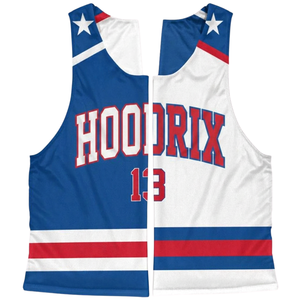 OEM Lacrosse Pinnies Personalized Reversible Practice Vest Athletic Team Player Name Dot Sublimated Tank <b>Top</b> Unisex Moisture - Product Image 3