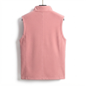 Chaleco de Forro Polar Personalizado para Hombre, Transpirable, con Bolsillo con Cremallera en el Pecho, Botones, Bloques de Color, Sin Mangas, Estilo Urbano, Precio Bajo - Product Image 2