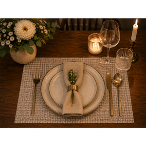 Premium Linen <b>Placemat</b> | Washable Heat Resistant Dining Table Mat for Home, Hotel & Restaurant - Product Image 3