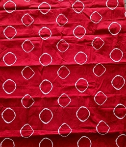 Sari Reversible de Algodón Puro Tejido a Mano, Estampado, para Fiestas de Verano, Sin Arrugas, de Secado Rápido, K V International - Product Image 3