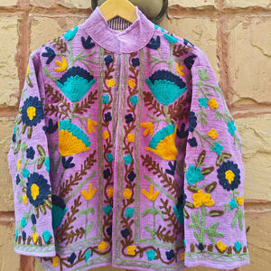 Nouvelle veste sarong élégante et magnifique 2026, longue, pour soirée/mariage, avec de belles décorations brodées - Product Image 1