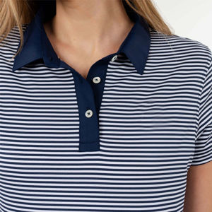 Camisetas Polo de Algodón Premium para Mujer, con Logotipo Personalizado Impreso, Tejido de Punto Transpirable para Golf, Tenis y Uso Casual - Product Image 3