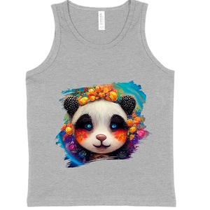 <b>Tops</b> Tanktops 100% cotton s/j 160 gsm solid color, colorful, digital print casual style printed casual supplier from Bangladesh. - Product Image 4