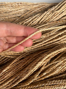 Tapis en fibre naturelle de jacinthe d'eau du Vietnam, fabriqués à la main, grand format, modernes, écologiques et durables pour la maison - Product Image 4