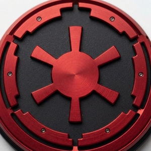 Parche Termoadhesivo con Emblema Elegante de Star Wars, Diseño Circular Rojo y Negro en Fieltro No Tejido, para Regalos, Parche de PVC Personalizado Premium - Product Image 5