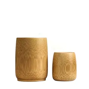 Wholesale Organic Bamboo Cup Coffee/ Bamboo Tea Cup Reusable Set/ Bamboo Mug With Engrave Laser Logo Made in Vietnam
