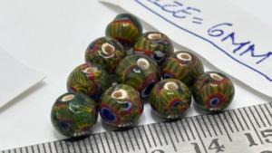 <span class=keywords><strong>Perles</strong></span> de verre Millefiori haut de gamme noires et beiges pour la fabrication de bijoux et l'artisanat – Vente <span class=keywords><strong>en</strong></span> <span class=keywords><strong>gros</strong></span> mondiale, export, commandes <span class=keywords><strong>en</strong></span> <span class=keywords><strong>gros</strong></span> personnalisées - Product Image 3