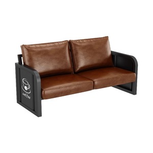 Stile industriale commerciale Bar stand divano Set-mobili da pranzo moderni per caffetterie, taverne per il tempo libero e salotti dell'hotel - Product Image 5