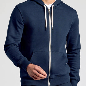 เสื้อฮู้ดซิปพรีเมียมสำหรับผู้ชาย ผ้าฝ้าย สตรีทแวร์ ขายส่ง - Product Image 1