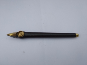 Pipa de fumar Medwakh de madera hecha a mano, estilo árabe, con punta de latón, tamaño grande, calidad premium, de Curio Craft - Product Image 5