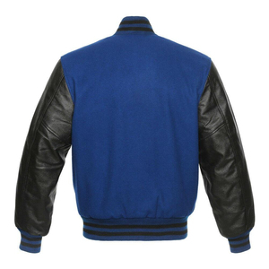 2025 New Style <b>Men's</b> Solid Color Custom Button University Jacket Stand Collar Letterman Bomber Baseball Jacket for <b>Men</b> - Product Image 4