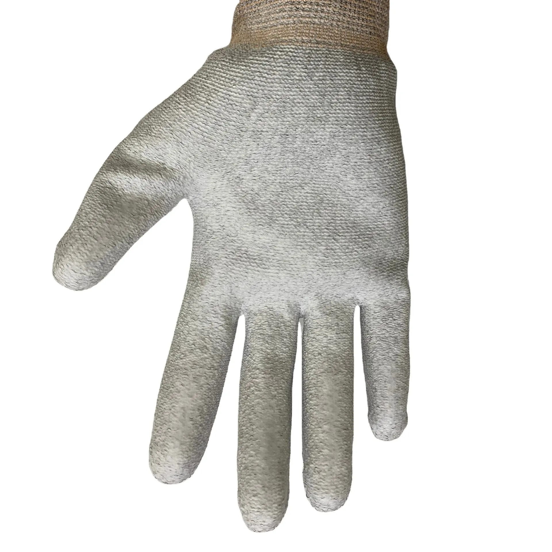 Hand Glove ESD Carbon fiber Antistatic Work Safety Clean Room Gloves antistatic with PU palm coated PU coated gloves