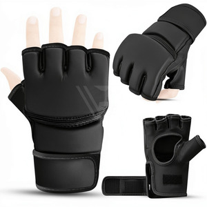 ถุงมือ MMA สำหรับผู้ใหญ่รุ่นใหม่ คุณภาพสูง หนังแท้ พร้อมที่จับมือ - Product Image 5