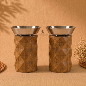 Quemador de incienso árabe de madera con incrustaciones de nácar y cuenco de acero. Porta Incienso de Lujo para Decoración del Hogar, Regalo para Ramadán y Eid - Product Image 4