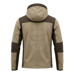 Lightweight <b>Men's</b> Softshell Winter <b>Jacket</b> Full Zip Outdoor Clothing With Modern Fit For Hiking <b>Cycling</b> and Travel - Product Image 2