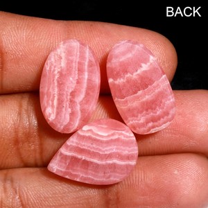 พลอยโรโดโครไซต์ทรงหลวมอัญมณีขัดเงาสำหรับทำสร้อยคอจี้แหวน - Product Image 3