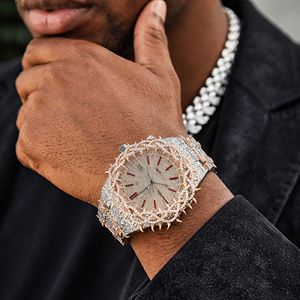 Reloj Mecánico con Movimiento ETA, Edición Limitada Antigua, Diamante Moissanite VVS1, Acero Inoxidable, Cristal, 41MM, Resistente al Agua 3BAR - Product Image 1