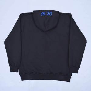 Premium Quality With Custom Logo Manufacturer <b>Black</b> With Front And Hood Embroidery Cotton <b>Fleece</b> Wholesale Hoodies For Women's - Product Image 4