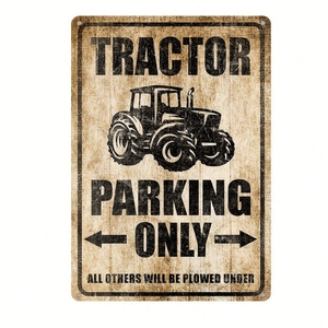 ป้ายอะลูมิเนียมสไตล์วินเทจขนาด 8x12 นิ้ว สำหรับตกแต่งบ้าน บาร์ โรงรถ ร้านค้า ใช้กับ TikTok และ Temu Pick Service - Product Image 2