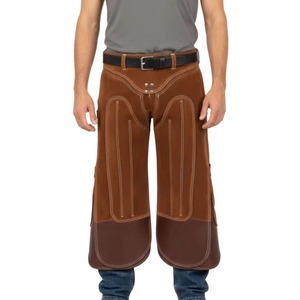 Unisex Suede Leather Farrier Chaps Heavy Duty Horseshoeing Leg Guard Adjustable Blacksmith Hoof Trimming Protection Apron - Product Image 1
