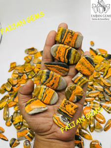 Venta al por mayor a granel de alta calidad de jaspe de abejorro Natural de todos los tamaños de forma mixta cabujón joyería colgante Fabricación de terceros certificados - Product Image 2