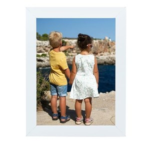 Pine Wood <b>White</b> Wash Photo <b>Frame</b> 6x8 Wholesale | Handcrafted Wooden <b>Frames</b> Bulk - Product Image 2