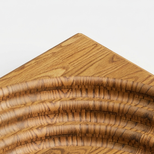 Natural Eco Friendly 90mm Diameter Teak Wood Modern Beverage Coaster Lightweight Non-Slip Food Safe No <b>Paint</b> Varnish Halal - Product Image 3