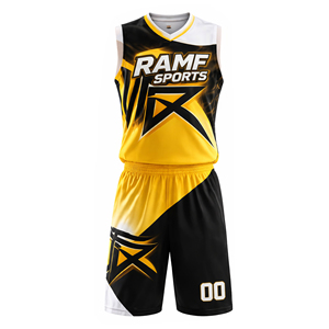 Maillot de basketball en polyester personnalisé avec logo, respirant, pour hommes, équipes de club, séchage rapide, maillots de basketball pour jeunes - Product Image 4
